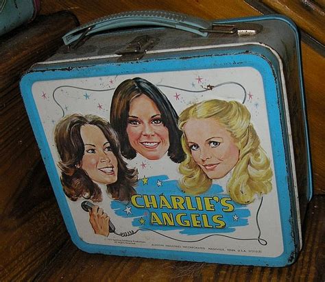 charlie's angels metal lunch box|Charlies Angels Metal Lunch Box for sale .